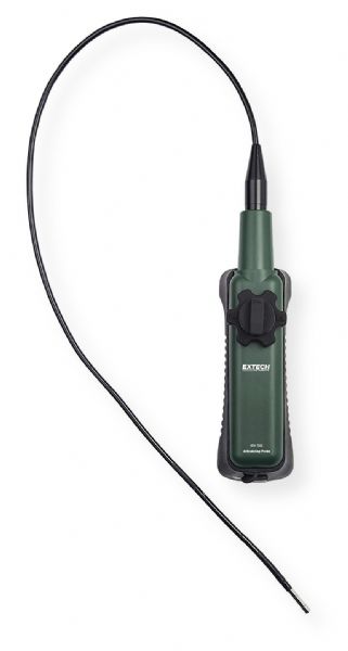 Extech HDV-TX2L Wired Handset with Articulating Probe 6.6 ft., Semi-rigid probe with 6mm diameter camera and Long Depth of Field lens; 6.6 ft. semi-rigid nondetachable probe (camera head); 6mm diameter camera, 60 degrees FOV, Long Depth of Field; Articulation knob; Connects to HDV600 VideoScope with patch cable (HDV-PC); Dimensions 23.6 x 13.0 x 3.1 inches; Weight: 3 pounds; UPC 793950631126 (EXTECHHDVTX2L EXTECH HDV-TX2L HANDSET)