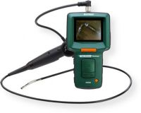 Extech HDV540 High-Definition Articulating VideoScope Kit, 6mm camera diameter, wired articulating handset and 3.5 in. Color TFT LCD Monitor; Includes wired handset with nondetachable 6mm flexible probe, 3.5 in., with macro lens; Articulating probe tip adjusts up to 240 degrees viewing angle; 3.5 in. color LCD TFT with high definition 320 x 240 pixel resolution; UPC 793950635049 (EXTECHHDV540 EXTECH HDV540 VIDEOSCOPE CAMERA) 