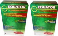Equator HED 2842 HE Low Sudsing Laundry Detergent (2 Pack), Whitens whites and brightens colors, Will not harm stainless steel drums, Low sudsing specially developed for front loaders, Phosphate dye and fragrance free, Ultra concentrated, Biodegradable, Dissolves easily, Septic tank safe (HED2842 HED-2842) 