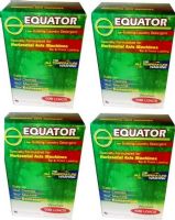 Equator HED 2844 HE Low Sudsing Laundry Detergent (4 Pack), Whitens whites and brightens colors, Will not harm stainless steel drums, Low sudsing specially developed for front loaders, Phosphate dye and fragrance free, Ultra concentrated, Biodegradable, Dissolves easily, Septic tank safe (HED2844 HED-2844) 