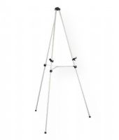 Heritage Arts ATA-1 Armstrong Aluminum Art/Display Easel; Lightweight and durable aluminum construction is ideal for commercial displays, as well as casual sketching, painting, and airbrushing; Tripod design features .75" diameter 2-stage telescoping legs equipped with non-skid rubber feet and quick-release locking mechanisms; UPC 088354121367 (HERITAGEARTSATA1 HERITAGEARTS-ATA1 EASEL PAINTING) 