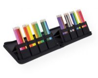 Heritage Arts EPA48 Pop-Up Pencil Case 9.5" x 10.75"; Made of durable reinforced black nylon this pop-up pencil case holds up to 48 colored pencils securely; This unique, easy to transport case features inside panels that pop-up for quick access to pencils; Your pencil tips are protected with three-sided zippered closure; Closed size: 9.5" x 10.75" x 1.5"; Opened size: 9.5" x 22.75"; Shipping Weight 1.2 lb; UPC 088354815839 (HERITAGEARTSEPA48 HERITAGEARTS-EPA48 DRAWING) 
