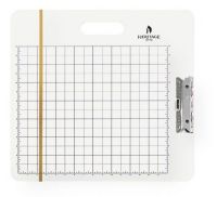 Heritage Arts GB1819 Gridded Sketch Board 18" x 19"; Made of extra rigid 4mm Masonite with cutout handle, smooth edges, and firm spring clips; White surface front and back with black 1" grid lines and .25" hash marks; Rubber band included to hold drawing media in position; Shipping Weight 1.56 lb; Shipping Dimensions 19.00 x 18.5 x 0.5 in; UPC 088354164104 (HERITAGEARTSGB1819 HERITAGEARTS-GB1819 SKETCHING) 