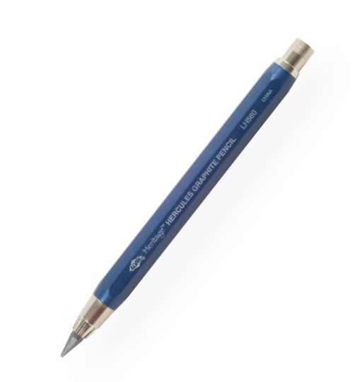 Heritage Arts LH560 Hercules Graphite Pencil Lead Holder Set; Large 5.6mm lead generates broad strokes, ideal for covering large areas; Perfect for life drawing and sketching; No-roll design is easy to hold and keeps hands clean; Shipping Weight 0.1 lb; Shipping Dimensions 6.3 x 3.74 x 0.51 in; UPC 088354808183 (HERITAGEARTSLH560 HERITAGEARTS-LH560 HERCULES-LH560 SKETCHING)