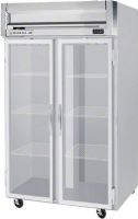 Beverage Air HF2-1G Glass Door Reach-In Freezer, 16 Amps, 60 Hertz, 1 Phase, 115 Volts, Doors Access Type, 49 Cubic Feet Capacity, Top Mounted Compressor, Stainless Steel and Aluminum Construction, Swing Door Style, Glass Door Type, 1 Horsepower, Freestanding Installation Type, 2 Number of Doors, 6 Number of Shelves, 2 Sections,  78.5" H x 52" W x 32" D Dimensions, 60" H x 48" W x 28" D Interior Dimensions (HF21G HF2-1G HF2 1G) 