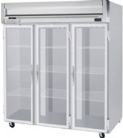 Beverage Air HFP3-5G Glass Door Reach-In Freezer, 16 Amps, 60 Hertz, 1 Phase, 208/230 Voltage, Doors Access Type, 74 Cubic Feet Capacity, Top Mounted Compressor, Stainless Steel and Aluminum Construction, Swing Door Style, Solid Door Type, 1.50 Horsepower, Freestanding Installation Type, 3 Number of Doors, 9 Number of Shelves, 3 Sections, 78.5" H x 78" W x 32" D Interior Dimensions, 60" H x 73.5" W x 28" D Dimensions (HFP35G HFP3-5G HFP3 5G) 