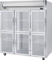 Beverage Air HFS3-5HG Half Glass Door Reach-In Freezer, 16 Amps, Top Compressor Location, 74 Cubic Feet, Glass Door Type, 1.5 Horsepower, 6 Number of Doors, 3 Number of Sections, Swing Opening Style, 9 Shelves, 0°F Temperature, 208 - 230 Voltage, 2" foamed-in-place polyurethane insulation, 78.5" H x 78" W x 32" D Dimensions, 60" H x 73.5" W x 28" D Interior Dimensions (HFS35HG HFS3-5HG HFS3 5HG) 