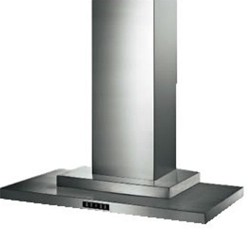 Elitair HH-36-SS Wall Mount Range Hood, Anodized aluminum panel filters, Ductless, Push button controls, 700 CFM blower, 6