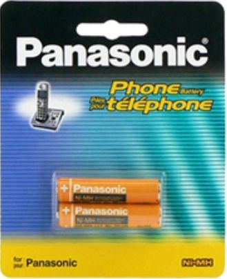 Panasonic HHR-4DPA Replacement Battery for Panasonic Cordless Dect 6.0 and Select Panasonic Series Telephones, Fits Phone Types: KX-TG1032/33/34, KX-TG823x Series, KX-TG63xx Series, KX-TG93xx Series, KX-TG43xx Series, KX-TG1061/62, KX-TG64xx Series, KX-TG74xx Series, KX-TH1211/12, KX-TGA101/430/630/641/740/930/935/939, AAAx2 Size, 700mAh Capacity, Ni-MH Chemistry (HHR4DPA HHR 4DPA HHR4DPA/2B HHR4DPA2B)