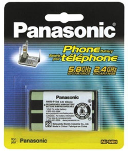 Panasonic HHR-P104A Cordless Telephone Battery, Chemistry Ni-MH (HHRP104A HHR P104A)