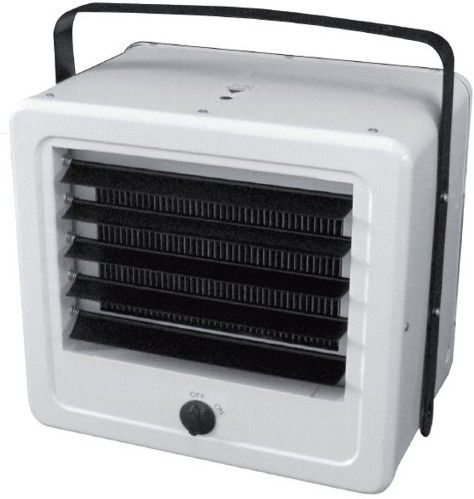 Soleus Air HI1-50-03 Heavy Duty Utility Heater, 5000 Watts, 17100 Heating BTU, Rated Current 21.A, 270 CFM Air Flow, Horizontal and Downflow Heating In One Unit, Automatic fan Delay Control, Ceiling Mount Bracket Included, 208/240V 60Hz Power Supply, 800/1500 Watts, 15.7 x 11.29 x 14.37 Inches, 27 lbs (HI15003 HI150-03 HI1-5003 HI1-50)