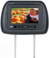 Boss Audio HIR7B Single Universal Headrest, Black, Large 7" TFT LCD display, Resolution 1152 x 234, Brightness 450 cd/m2, 16:9 Aspect ratio is perfect for widescreen movies, Universal design is fully compatible with most vehicles, Poles can be adjusted to ensure a fit with all compatible vehicles, Built-in IR transmitter for connection to wireless headphones, UPC 791489111768 (HIR-7B HIR 7B HIR7) 