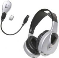 Califone HIR-KT1 Infrared Stereo/Mono Headphone with Transmitter, USB transmitter with 10” semi-rigid USB extender, Infrared Headphone, 20' transmission range with a clear line of sight between the headphone and transmitter, Power on/off switch, stereo/mono switch, volume control, UPC 610356830376 (HIRKT1 HIR KT1) 