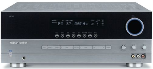 Harman Kardon HK 3385 Stereo Audio/Video Receiver 2x80W, Input Sensitivity/Impedance, Linear (High-Level) 200mV/47k ohms, Signal-to-Noise Ratio (IHF-A) 95dB, Frequency Response at 1W (+0dB, 3dB) 10Hz  110kHz, High Instantaneous Current Capability (HCC) 42 Amps (HK3385 HK-3385)