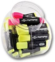 Alvin HL40D Highlighter Display; Premium highlighters for vivid lines; 5.3mm chisel tips allow for broad, medium, or thin lines; For faxpaper, copypaper, etc; Non-toxic; Blister-carded; Yellow and Pink color; Dimensions 7" x 6.50" x 7"; Weight 1.78 lbs; UPC 088354816454 (ALVINHL40D ALVIN HL40D HL 40D HL40 D ALVIN-HL40D HL-40D HL40-D) 