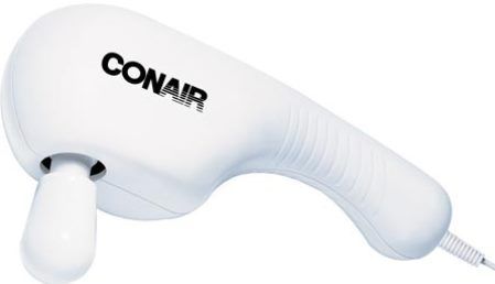 Conair HM11M Touch N Tone Massager with Magnet Attachment, Compact massager for the body, face and scalp, 2 speeds for gentle or invigorating massage, 6 soothing attachments for varied massages, 6 foot line cord, UPC 074108315007 (HM-11M HM 11M HM11)