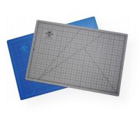 Alvin HM1218 HM Series Blue/Gray Self-Healing Hobby Mat 12 x 18; Quality self-healing and reversible cutting mats, fully numbered and gridded on both sides (.5", .125", 45 degrees and 60 degrees angle lines); Made from a unique, 3-ply long lasting 2mm composite material with a non-glare surface; Designed for both rotary and straight utility blades, and will not dull blades; UPC 088354002055 (ALVINHM1218 ALVIN-HM1218 HM-SERIES-HM1218 CRAFTS ARTWORK) 