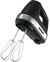 Cuisinart HM-50BK Power Advantage Hand Mixer, Handheld blender with 220-watt motor and automatic feedback, 5 speed options, Slide control easily shifts speeds with a single touch, Swivel cord, Extra-long dishwasher-safe beaters, Beater-eject lever, UPC 086279019462 (HM50 HM-50 HM 50) 