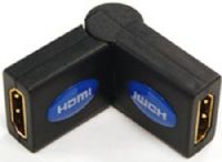 Bytecc HMCOUPLERS HDMI Coupler, Female to Female Adjustable up to 270 Degrees, Connect 2 male HDMI cables to make a longer cable, With angle adjustment mechanism in the middle, Support 3D - defines input/output protocols for major 3D video formats, paving the way for true 3D gaming and 3D home theatre applications, UPC 837281104659 (HM-COUPLERS HM COUPLERS) 