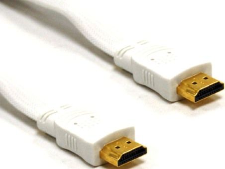 Bytecc HMF2-MW High Speed HDMI Male to Male 6-Feet Length White Cable, Retail Pack, Transfer rate up to 10.2Gbit/s, Supports all resolutions up to 1440P, Provides an interface between any audio/video source, such as a set-top box, DVD player, or A/V receiver and an audio and/or video monitor, such as a digital television (DTV), over a single cable (HMF2MW HMF2 MW HM-FMW)