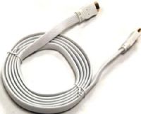 Bytecc HMF3-MW High Speed HDMI Male to Male 10-Feet Length White Cable, Retail Pack, Transfer rate up to 10.2Gbit/s, Supports all resolutions up to 1440P, Provides an interface between any audio/video source, such as a set-top box, DVD player, or A/V receiver and an audio and/or video monitor, such as a digital television (DTV), over a single cable (HMF3MW HMF3 MW HM-FMW) 
