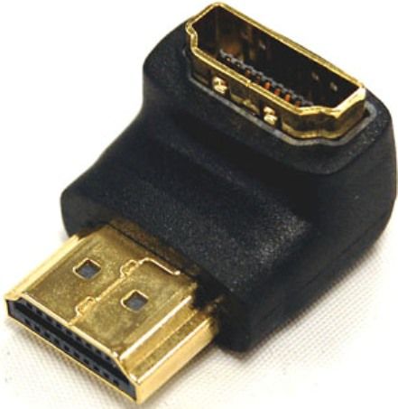 Bytecc HMSAVER HDMI Saver Male to Female 90 Degrees, Alleviate stress on your HDMI Port, Change HDMI port 90 degrees to accommodate tight spaces, Support 3D - defines input/output protocols for major 3D video formats, paving the way for true 3D gaming and 3D home theatre applications, UPC 837281104666 (HM-SAVER HM SAVER)