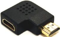 Bytecc HMSAVERR HDMI Saver Male to Female Vertical Left 90 Degrees, Alleviate stress on your HDMI Port, Change HDMI port 90 degrees to accommodate tight spaces, For connecting devices from a source 90 Degrees Left to another connection, Support 3D - defines input/output protocols for major 3D video formats, paving the way for true 3D gaming and 3D home theatre applications, UPC 837281104703 (HM-SAVERR HM SAVERR) 