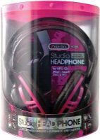 Sentry HO885PK Studio Full-Size Headphones, Pink, Volume Control, 40mm Large Speaker Drivers, Frequency 20Hz-20kHz, Super-Soft Ear Cushions, Adjustable Fit, 4ft. Cord Lenght, UPC 080068408871 (HO-885PK HO 885PK HO-885-PK HO885) 