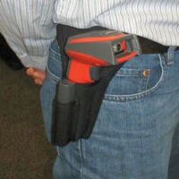 Honeywell HOLSTERE Holter, When clipped to user's personal belt, holster enables storage of 3820, 3820i, 4820 or 4820i cordless imagers and one spare lithium-ion battery while leaving hands-free to accomplish other tasks (HOLSTER-E HOLSTER E) 