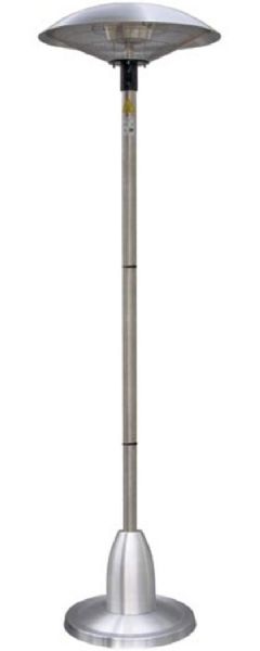 Soleus Air HP1-15-50 Floor Halogen Patio Heater, Cost & Energy Savings, Heat Isn't Blown Away, Built-in Safety Switch, Lightweight, Fits Standard Patio Table, 120V Power Supply, 700W/800W/1500 Watts, 15A Rated Current (HP1 15 50 HP11550)