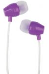RCA HP159PL In-Ear Stereo Noise Isolating Earbuds - Purple; Frequency response: 20-20000 Hz; Sensitivity: 113db@1kHz; Impedance: 16 Ohms; Plug: 3.5mm; UPC 044476117138 (HP159PL HP159PL) 