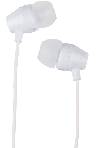 RCA HP159WH In-Ear Stereo Noise Isolating Earbuds - White; Frequency response: 20-20000 Hz; Sensitivity: 113db@1kHz; Impedance: 16 Ohms; Plug: 3.5mm; UPC 044476117084 (HP159WH HP159WH)