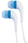 RCA HP161BL In-Ear Stereo Noise Isolating Earbuds - Blue; Multiple ear tips included; Flat cable; Frequency response: 20-20000 Hz; Sensitivity: 113db@1kHz; Impedance: 16 Ohms; Plug: 3.5mm; Blue Color; UPC 044476117169 (HP161BL HP161BL) 