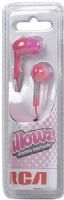 RCA HP59PK Pillowz Stereo Earbuds, Pink; Comfortable earbuds, like pillows for your ears while you enjoy your favorite music; Contoured design for maximum comfort; 3.5mm plug fits all popular portable digital audio players, including iPod and iPhone; Lightweight and compact; UPC 044476079849 (HP-59PK HP 59PK HP59P HP59) 