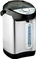 Heis HP8500 Five-Quart Hot Water Dispenser, Manual & Auto Dispenser Stainless Steel, Manual & Auto Safety Lock, Pressless Powerpump System, Turbo Boil System, Thermsulate Seal, Classic Euro Design, Reboil & Keep Warm (HP-8500 HP 8500) 