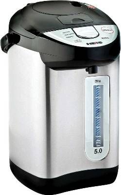 Heis HP8500 Five-Quart Hot Water Dispenser, Manual & Auto Dispenser Stainless Steel, Manual & Auto Safety Lock, Pressless Powerpump System, Turbo Boil System, Thermsulate Seal, Classic Euro Design, Reboil & Keep Warm (HP-8500 HP 8500)