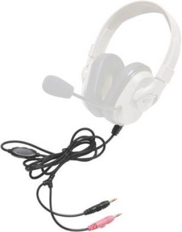 Califone HPC-1030 Titanium Series Detachable Cord For use with HPK-1030 and HPK-1050 Titanium Series Headsets, 3.5mm with 1/4