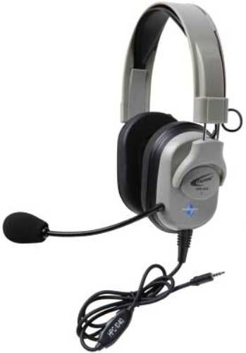Califone HPK-1010T Titanium Series Headset with 3.5mm To Go Plug, Frequency Response 20 Hz - 20 kHz, Transducers High efficiency 40mm Neodymium, Headphone Input Impedance 50 ohms, Compatibility iOS and Android-based mobile devices, Softer, more comfortable ear cushions, Comfort strap for longer wearability, UPC 610356831670 (HPK1010T HPK 1010T HPK-1010)