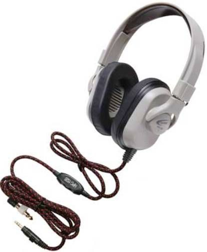 Califone HPK-1520 Titanium Series Headphone with Guaranteed for Life cord, Softer, more comfortable ear cushions, Comfort strap for longer wearability, Adjustable headstrap rugged enough for daily classroom use, Earcups offer the highest passive ambient noise rejection, effectively blocking external distractions to keep students on task, UPC 610356831359 (HPK1520 HPK 1520)