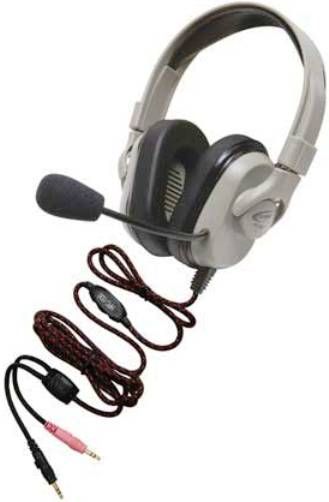 Califone HPK-1530 Titanium Series Headset with Guaranteed for Life cord, Softer, more comfortable ear cushions, Comfort strap for longer wearability, Adjustable headstrap rugged enough for daily classroom use, Earcups offer the highest passive ambient noise rejection, effectively blocking external distractions to keep students on task, UPC 610356831373 (HPK1530 HPK 1530)