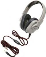 Califone HPK-1540 Titanium Series Headphones with Guaranteed for Life cord, First washable headphone for easy cleaning, Softer, more comfortable ear cushions, Comfort strap for longer wearability, Adjustable headstrap rugged enough for daily classroom use, 3.5mm plug with 1/4" adapter, Frequency Response 20 Hz - 20 kHz, UPC 610356831380 (HPK1540 HPK 1540) 