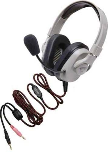 Califone HPK-1550 Titanium Series Headset with Guaranteed for Life Cord, First washable headset for easy cleaning, Softer, more comfortable ear cushions, Comfort strap for longer wearability, Adjustable headstrap rugged enough for daily classroom use, Dual 3.5mm plugs, Frequency Response 20 Hz - 20 kHz, UPC 610356831403 (HPK1550 HPK 1550)