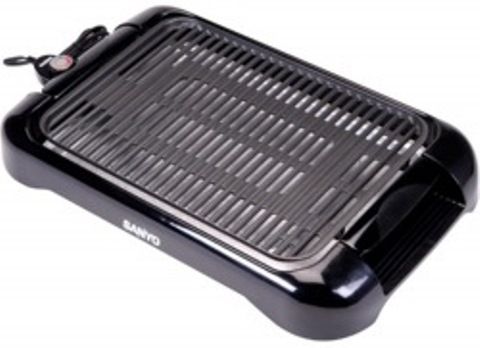 SANYO HPS-SG3 PORTABLE ELECTRIC INDOOR BARBECUE GRILL NONSTICK