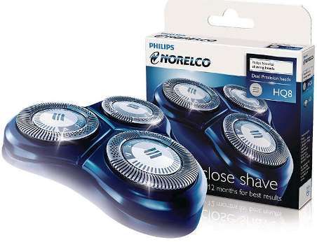 Norelco HQ8 Replacement Dual Precision Shaving Heads Fits with 7110X 7115X 7125X 7140XL 7145XL 7150X 7180XL 7183XL 7240XL 7260XL 7310XL 7315XL 7325XL 7340XL 7345XL 7350XL 7360XL 7380XL 7735X 7737X 7775X 7800XL 7810XL 8831XL 8845XL 8846XL 8867XL 8881XL 8892XL 8894XL AT750 AT751 AT890 AT891 PT710 PT715 PT720 PT725 PT730 PT735 PT860 PT870; UPC 075020000729 (HQ-8 HQ852 HQ8/52)