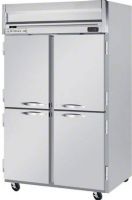 Beverage Air HR2-1HS Half Solid Door Reach-In Refrigerator, 8.4 Amps, Top Compressor Location, 49 Cubic Feet, Solid Door Type, 1/3 Horsepower, 60 Hz, 4 Number of Doors, 2 Number of Sections, Swing Opening Style, 1 Phase, Reach-In Refrigerator Type, 6 Shelves, 36°F - 38°F Temperature, 115 Voltage, 60" H x 48" W x 28" D Interior Dimensions, 78.5" H x 52" W x 32" D Dimensions (HR21HS HR2-1HS HR2 1HS) 