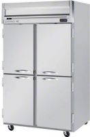 Beverage Air HRP2-1HS Half Solid Door Reach-In Refrigerator, 8.4 Amps, Top Compressor Location, 49 Cubic Feet, Solid Door Type, 1/3 Horsepower, 4 Number of Doors, 2 Number of Sections, Swing Opening Style, 6 Shelves, 6" heavy-duty casters, two with breaks, 36°F - 38°F Temperature, 78.5" H x 52" W x 32" D Dimensions, 60" H x 48" W x 28" D Interior Dimensions (HRP21HS HRP2-1HS HRP2 1HS) 