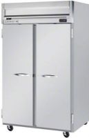Beverage Air HRP2-1S Solid Door Reach-In Refrigerator, 8.4 Amps, Top Compressor Location, 49 Cubic Feet, Solid Door Type, 1/3 Horsepower, 60 Hz., 2 Number of Doors, 2 Number of Sections, Swing Opening Style, 1 Phase, Reach-In Refrigerator Type, 6 Shelves, 115 Voltage, 36°F - 38°F Temperature, 60" H x 48" W x 28" D Interior Dimensions, 78.5" H x 52" W x 32"D Dimensions (HRP21S HRP2-1S HRP2 1S) 