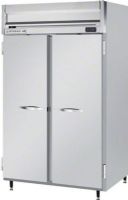 Beverage Air HRPS2-1S  Solid Door Reach-In Refrigerator, 8.4 Amps, Top Compressor Location, 49 Cubic Feet, Solid Door Type, 1/3 Horsepower, 60 Hz, 2 Number of Doors, 2 Number of Sections, Swing Opening Style, 1 Phase, Reach-In Refrigerator Type, 6 Shelves, 36°F - 38°F Temperature, 115 Voltage, 6" adjustable legs, 60" H x 48" W x 28" D Interior Dimensions, 78.5" H x 52" W x 32" D Dimensions (HRPS21S HRPS2-1S HRPS2 1S) 
