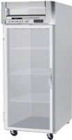Beverage Air HRS1W-1G Glass Door Reach-In Refrigerator, 5.8 Amps, Top Compressor Location, 34 Cubic Feet, Glass Door Type, 1/3 Horsepower, 1 Number of Doors, 1 Number of Sections, Swing Opening Style, 3 Shelves, 6" heavy-duty casters, two with breaks, 36°F - 38°F Temperature, 60" H x 31" W x 28" D Interior Dimensions, 78.5" H x 35" W x 32" D Dimensions (HRS1W1G HRS1W-1G HRS1W 1G) 