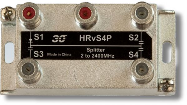 Sonora Design HRVS4P High Return Loss 2 GHz 4-way Vertical Diode Steered Splitter, DIRECTV Approved, Low Port-to-Port Isolation, Sealed F Ports, Low Insertion Loss, 29v Power Passing Port, Flat F Ports, Weight 0.20 Lbs (SONORADESIGNHRVS4P SONORA DESIGN HRVS4P HRVS 4P HRVS4 P HRVS 4 P SONORA-DESIGN-HRVS4P HRVS-4P HRVS4-P HRVS-4-P)